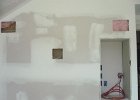 P1030121  Drywall and Taping complete   Looking at Media wall